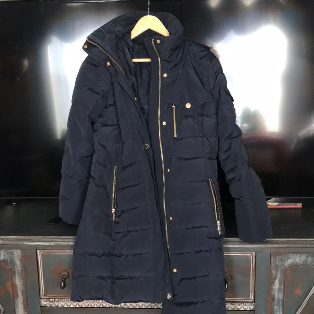 Michael Kors navy winter coat